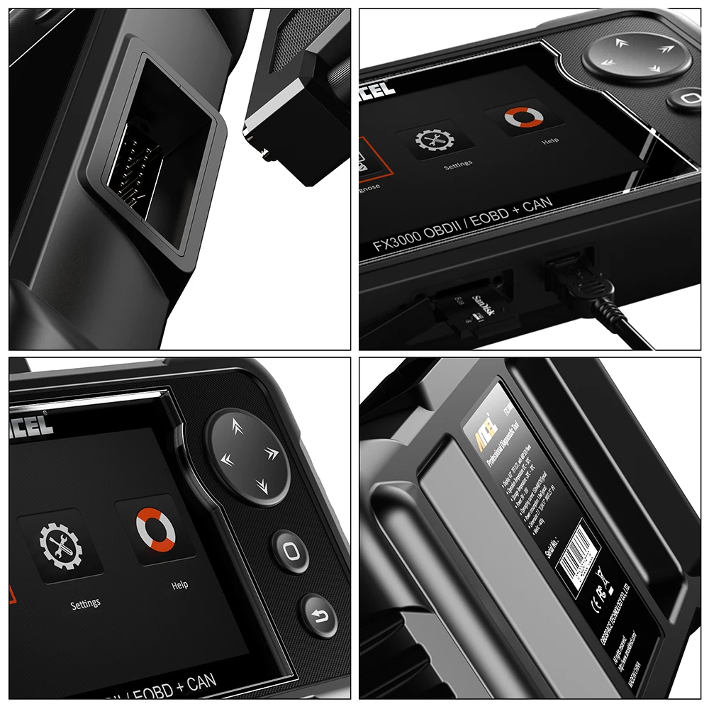 Ancel FX3000 OBD2 автомобильный диагностический инструмент ABS масло сервис BMS EPB SAS Сброс OBD2 сканер Профессиональный Автомобильный сканер бесплатное обновление