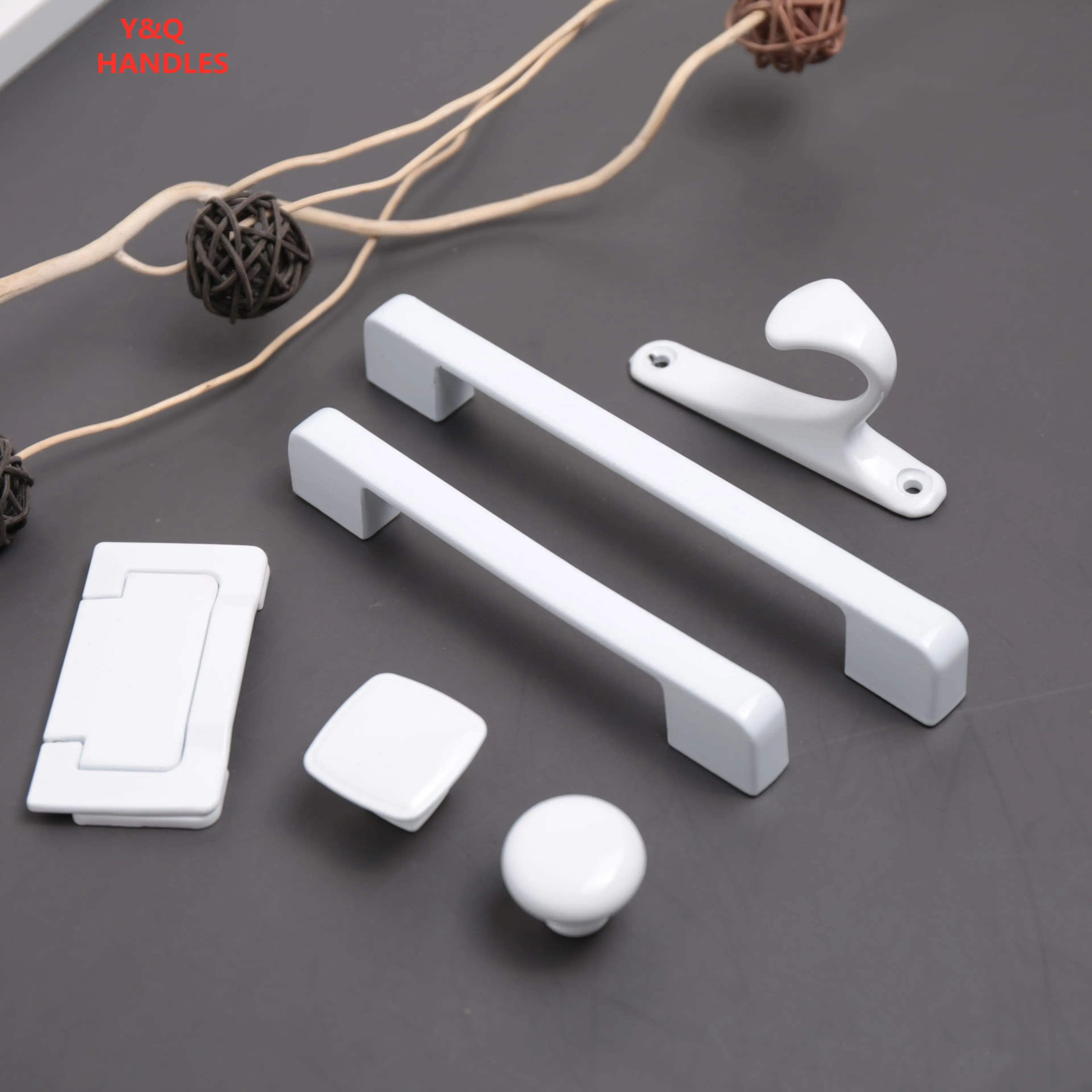 Handles Drawer Cabinet Furniture Kitchen Handles for Cabinet Knob Door Drawer Furniture Kitchen Knob Simplicity Fuji White