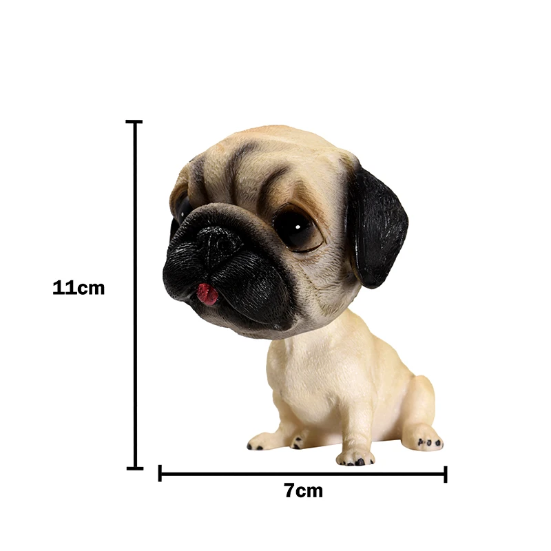 Автомобильные украшения, смола, милый кивком, декоративная собачка, кукла, украшение салона автомобиля, качающаяся голова, собачья фигурка, игрушки, аксессуары