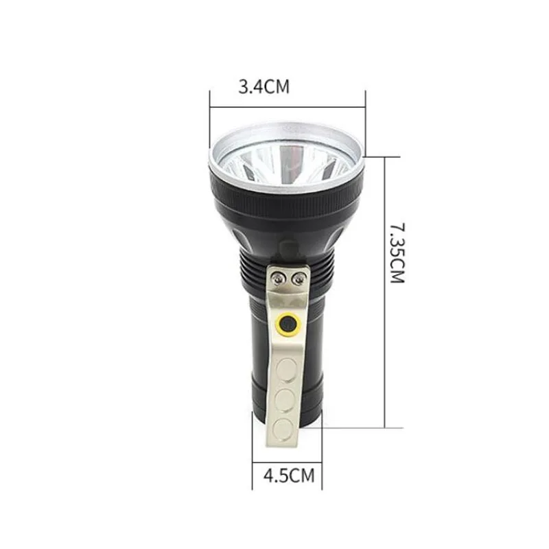 Тактический светодиодный фонарик мощный светодиодный USB Перезаряжаемый ручной ламповый фонарь вспышка прожектор фонарь для рыбалки кемпинга Torcia