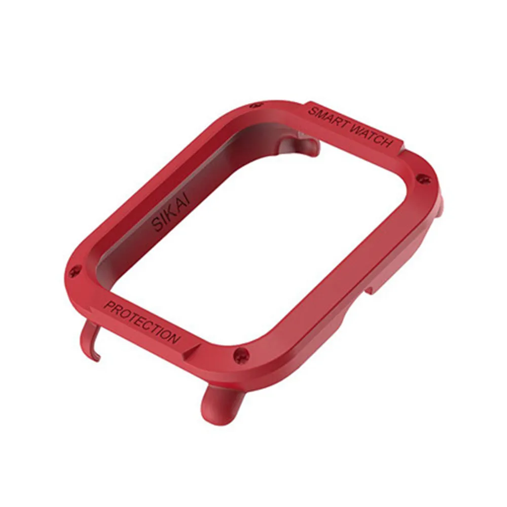 red Новое поступление умный протектор для часов для Huami Amazfit Bip Lite PC Shell защитный чехол пыленепроницаемый противоударный легкий - Цвет: red