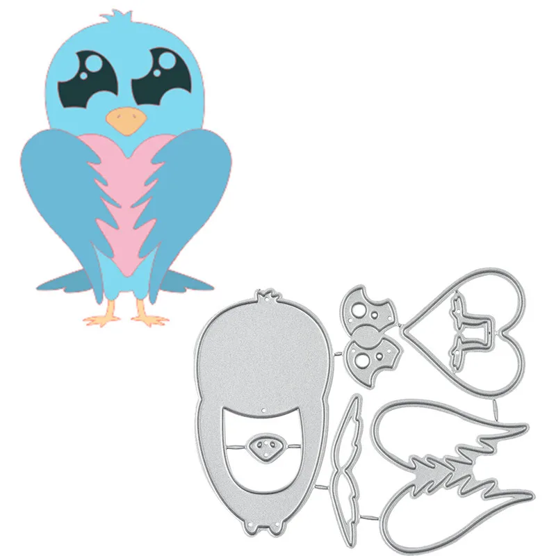 Металлические Вырубные штампы Kokorosa трафареты Love Bird Koala Man для скрапбукинга сделай