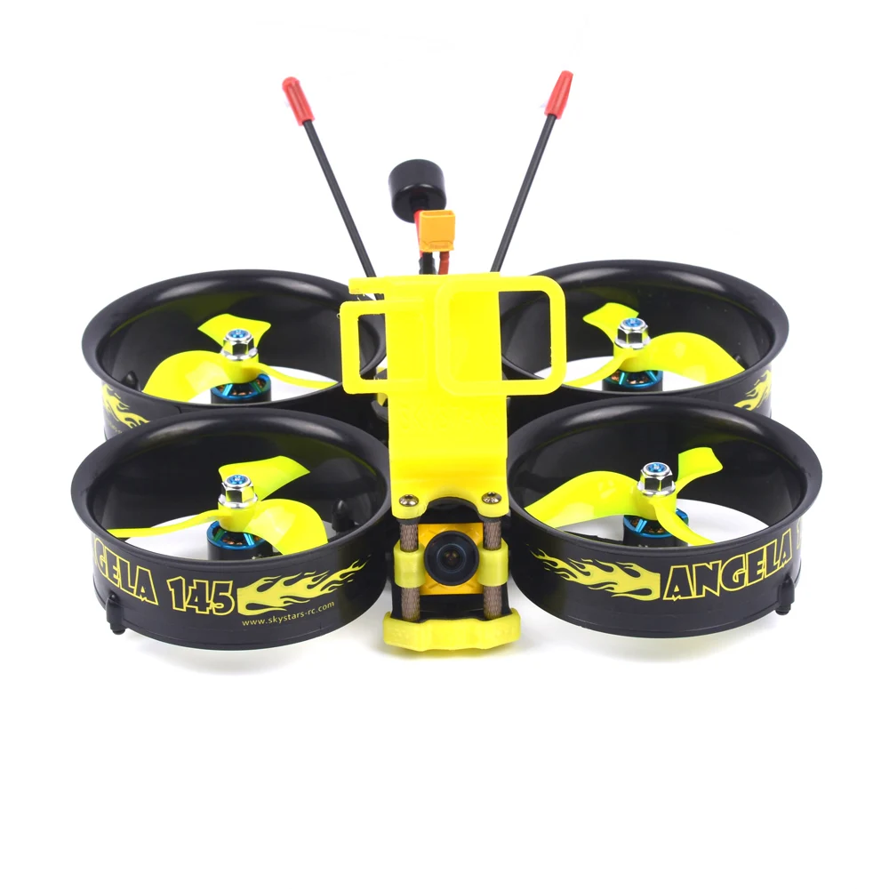 Skystars Angela145 рамка TalonX F4 игровые джойстики 35A 4-в-1 ESC 1408 3800KV бесщеточный мотор Caddx.us Ratel Камера Drone
