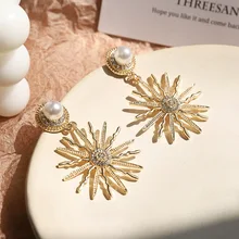 Качественные перламутровые серьги с длинной кисточкой, элегантные серьги с пятиконечной звездой и темпераментом, предотвращающие аллергию