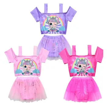 

Toddler Girls L.O.L Swimwear Summer Kids Cartoon Swimsuit Baby Bikini Set Bathing Suit Children's Beachwear Swim Suit for Girl