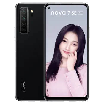 

DHL Fast Delivery HuaWei Nova 7 SE 5G Cell Phone 6.5" OLED 64.0MP Fingerprint Face ID Kirin 820 Android 10.0 5G Unlocked Phone