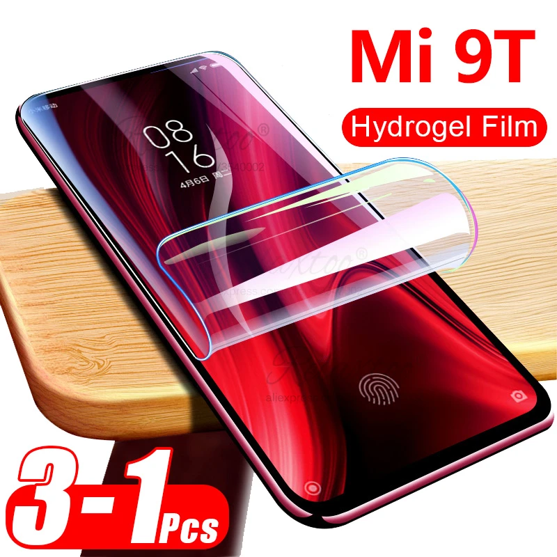 100D Soft Hydrogel Film For xiaomi mi 9t Full Screen Cover Protector on xiomi mi9 t 11t pro se mi9t touch HD clear (Not Glass) phone screen guard