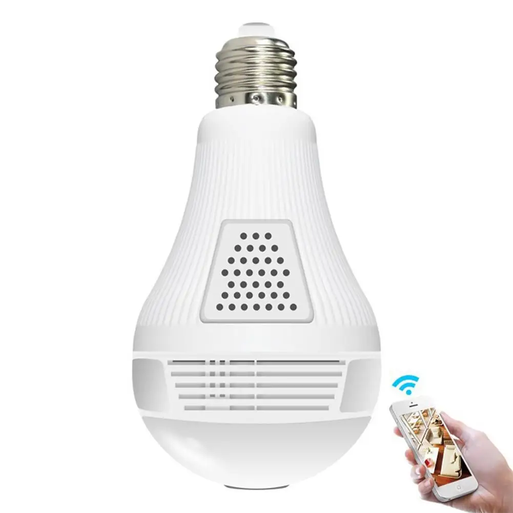 

TWISTER.CK Bulb Camera Panoramic 360 Degree Wireless WIFI Remote Network Monitor HD Home Camera