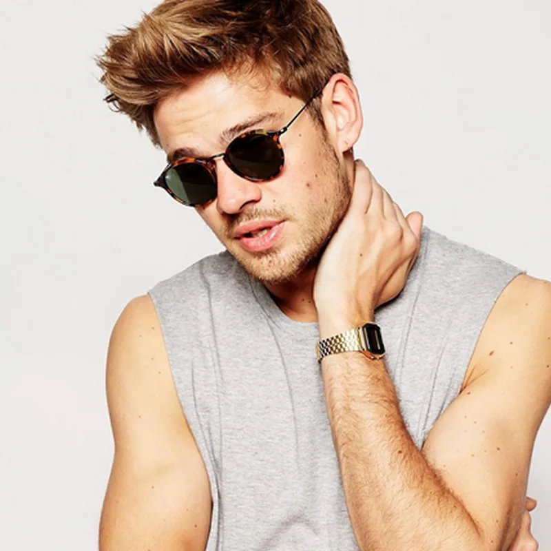 Round Metal Frame Mirror Sunglasses Women Men 2021 Retro Brand Designer Sunglasses Trending UV400 Wholesale