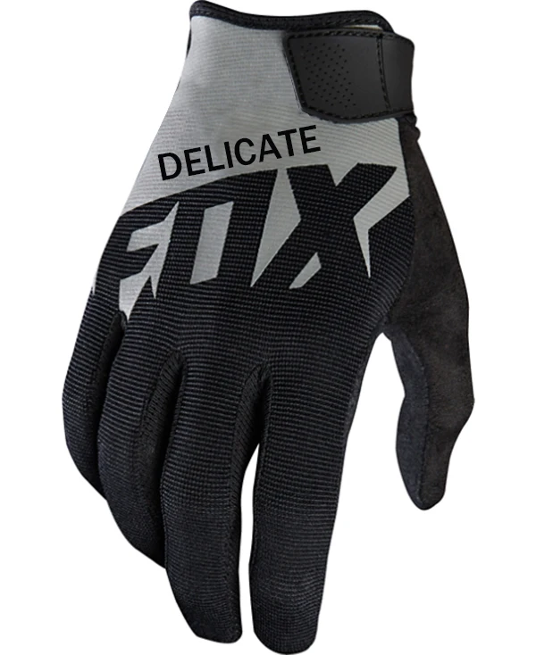 Нежные Перчатки Фокс рейнджер для езды на мотоцикле, мотокросса, езды на велосипеде, MTB DH гоночные перчатки MX - Цвет: black-gray
