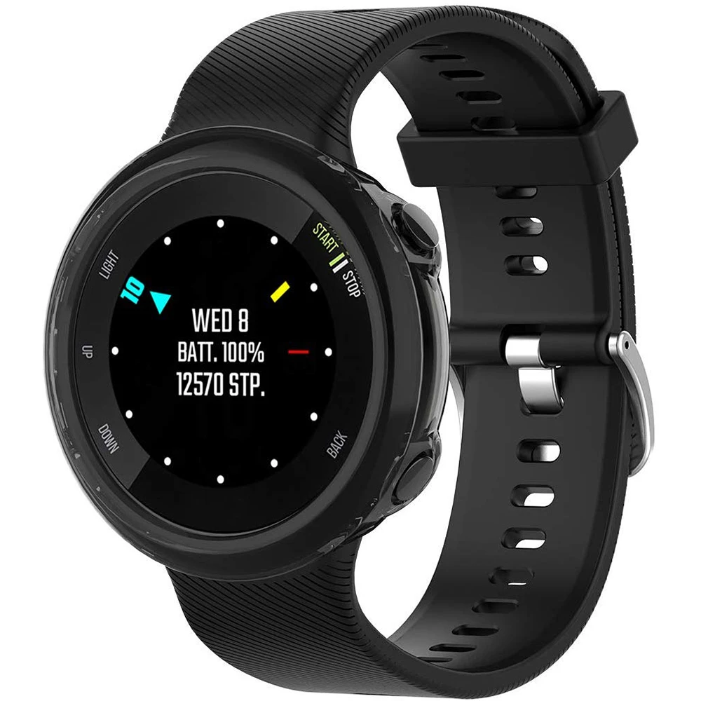 Для Garmin Forerunner 45s 39 мм чехол мягкий, гибкий, из ТПУ защитный чехол Чехол-бампер чехол для Garmin Forerunner 45 42 мм