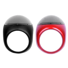 7 дюймов мотоциклетная рукоятка фары обтекаемая Ветрозащита для Хар-еу Cafe Racer