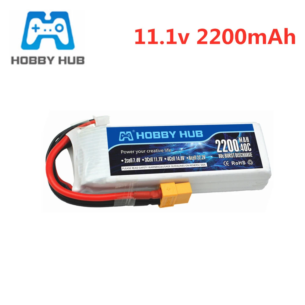 Batería 3S 11,1 v 2200mAh 40C 803496 para coche RC, helicóptero, piezas de repuesto, batería de 11,1 v para juguetes RC, accesorios|Partes y accesorios| - AliExpress