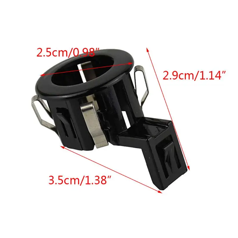 1pc Parking Retainer For T~oyota 39681-TL0-G01 39681TL0G01 Black/ white/silver