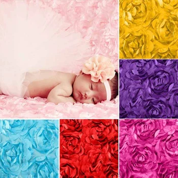 

1 Pcs Brand New Photo Props Child Photography Baby Photo Selfie Props Rose Blanket Beautiful Comfortable Perfect Basket Stuffers