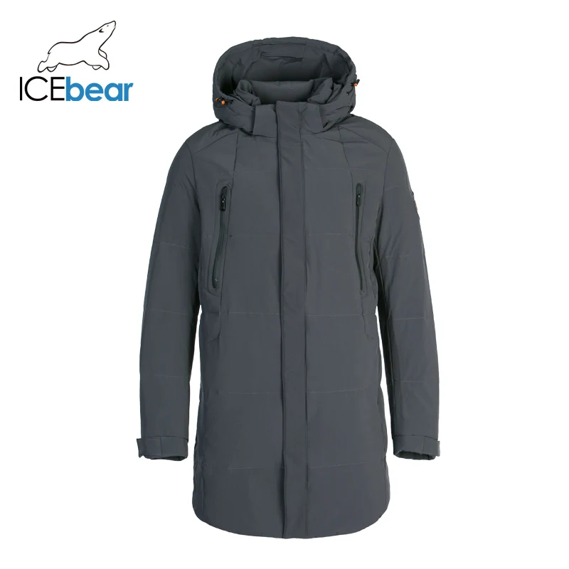 ICEbear New Winter Down Jacket Men Warm Padded Hooded Overcoat Fashion Casual Parka Male Coats Hoodies Men's Clothing DD4YA056F