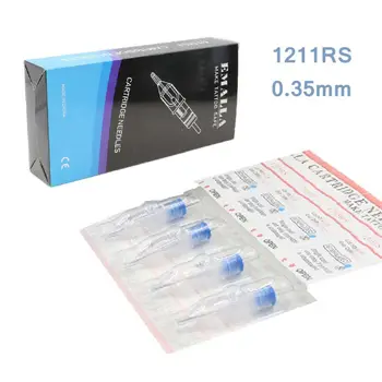 

20pcs 1211RS Tattoo Cartridge Needles Cartridge Round Shader Membrane System Tattoo Needles for tattoo Cartridge Machine Grips