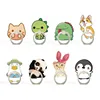 8 Styles Cute Panda Dog Animals Phone Holder Ring Mobile Phone Stand Cookies Finger Phone Ring Holder support celular ► Photo 1/6