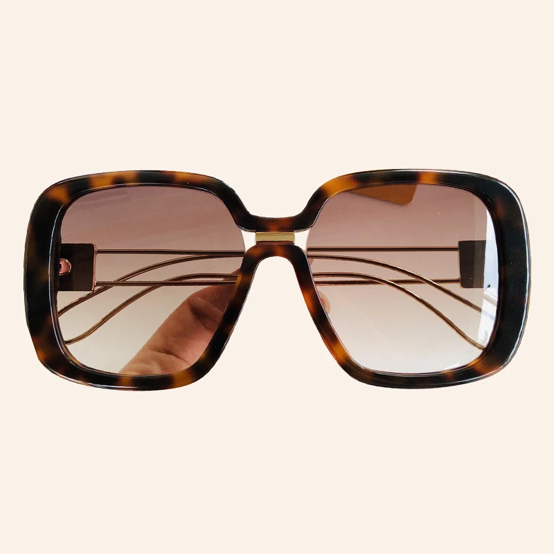 No.2 Sunglasses Новые квадратные солнцезащитные очки больших размеров для мужчин и женщин Роскошные брендовые зеркальные солнцезащитные очки UV400 - Цвет линз: No.2 Sunglasses