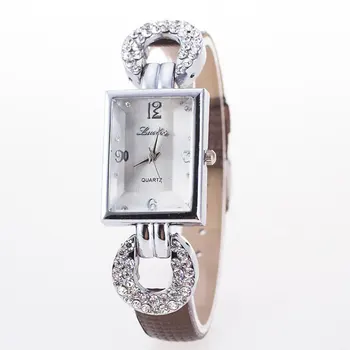 

2018 Luxury Fashion women's Watches Female Ladies Women Square Rhinestone Bracelet Watch Quartz Wrist Watch Relogio Feminino New
