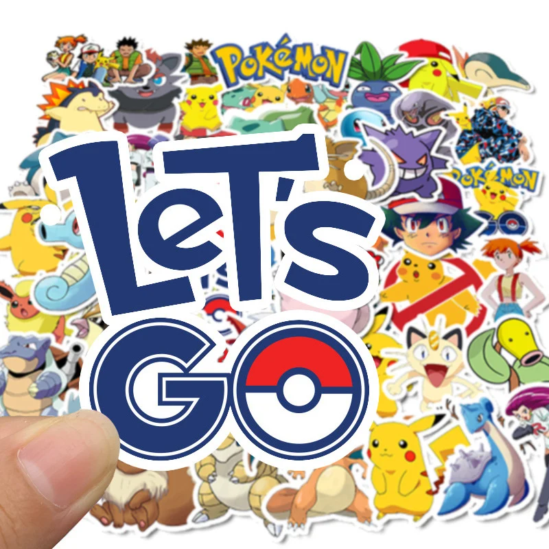 Наклейки Takara tomy Pokemons для багажа скейтборда телефона ноутбука мотоцикла