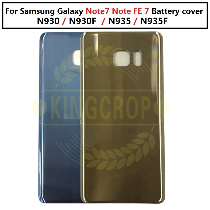 

Note Fan Edition Back Battery Cover For Samsung Galaxy Note7 note FE 7 N930 N930F N935 back Housing Rear Glass Door Case