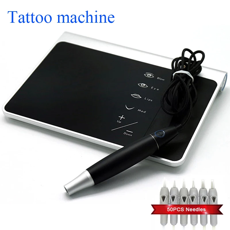 

Charmer Princesse Touch Screen Permanent makeup Machine Kit PMU for Eyebrow Lip Eyeliner machine with 50pcs Cartridge Needles