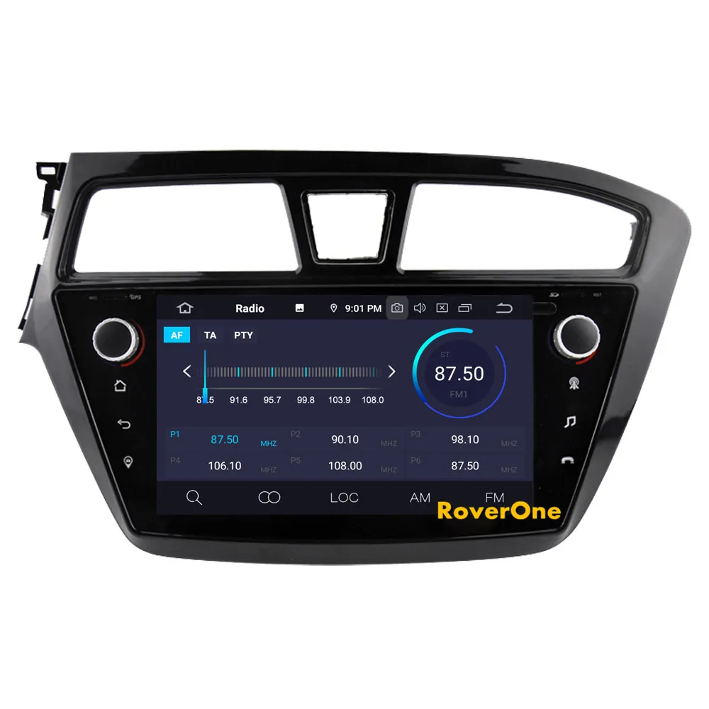 Flash Deal RoverOne Car Multimedia Player For Hyundai I20 2015 2016 2017 2018 Android 9.0 Radio GPS Navigation Bluetooth PhoneLink 14