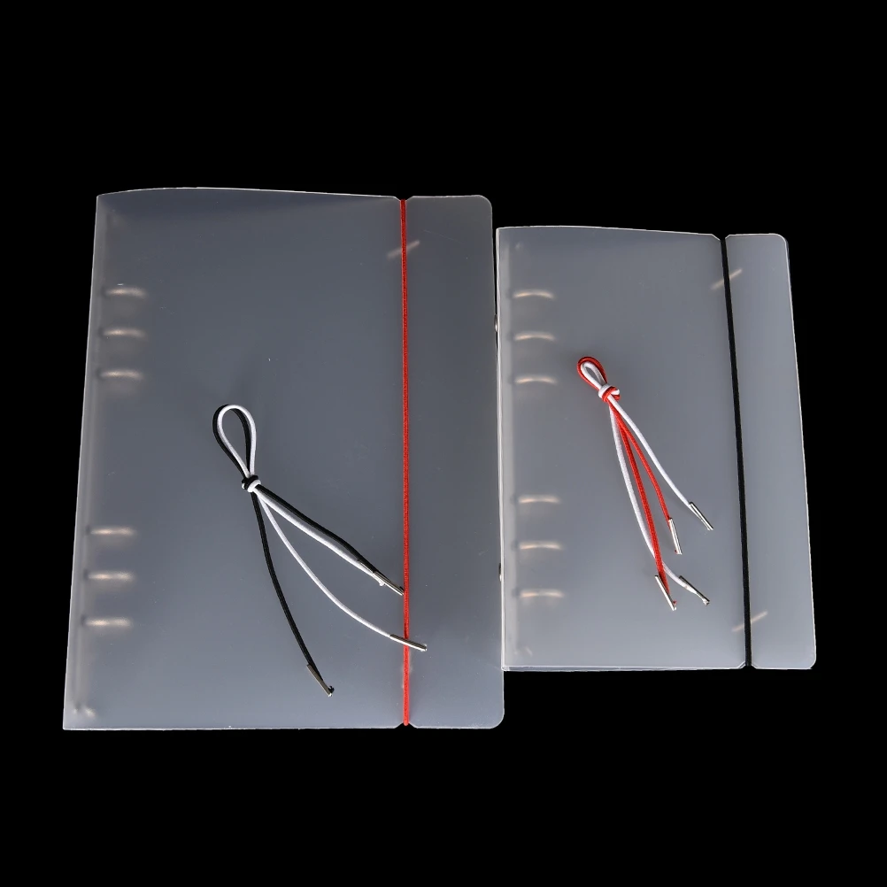 

Peerless PP Clear Matte 6 Holes binder loose strap loose leaf inner core A6 A5 notebook diary planner office supplies