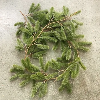 

180 cm artificial plants Plastic vine Christmas wreath home decor wedding scrapbooking flowers floristics household products