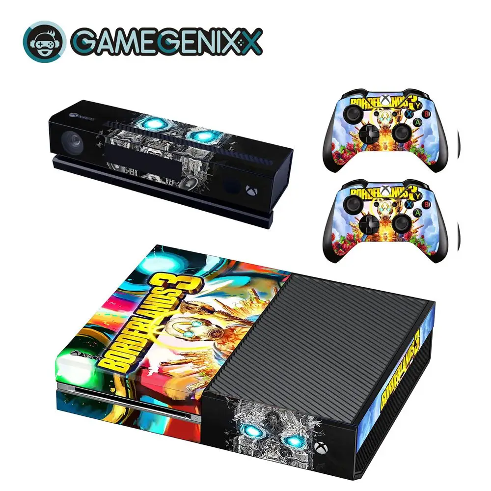 GAMEGENIXX Кожа Наклейка виниловая оберточная крышка полный набор для Xbox one консоли и 2 контроллеров-borderland 3