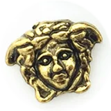 50 шт./упак. металлизированные для дизайна ногтей vintagle sphinx Сердечко с вырезами в виде цветка лист ключ Круглый 3d ювелирные изделия гель ногти стикер украшения художественные инструменты - Цвет: 1