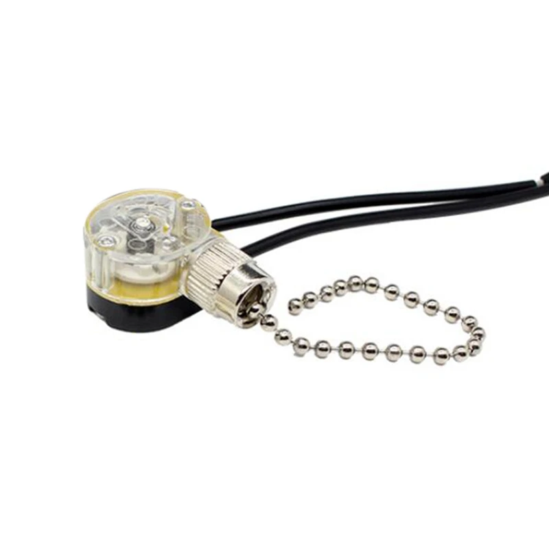 4pcs Wall Light Pull Switch Home Ceiling Fan Lamp Universal Pull Chain SwC.mc