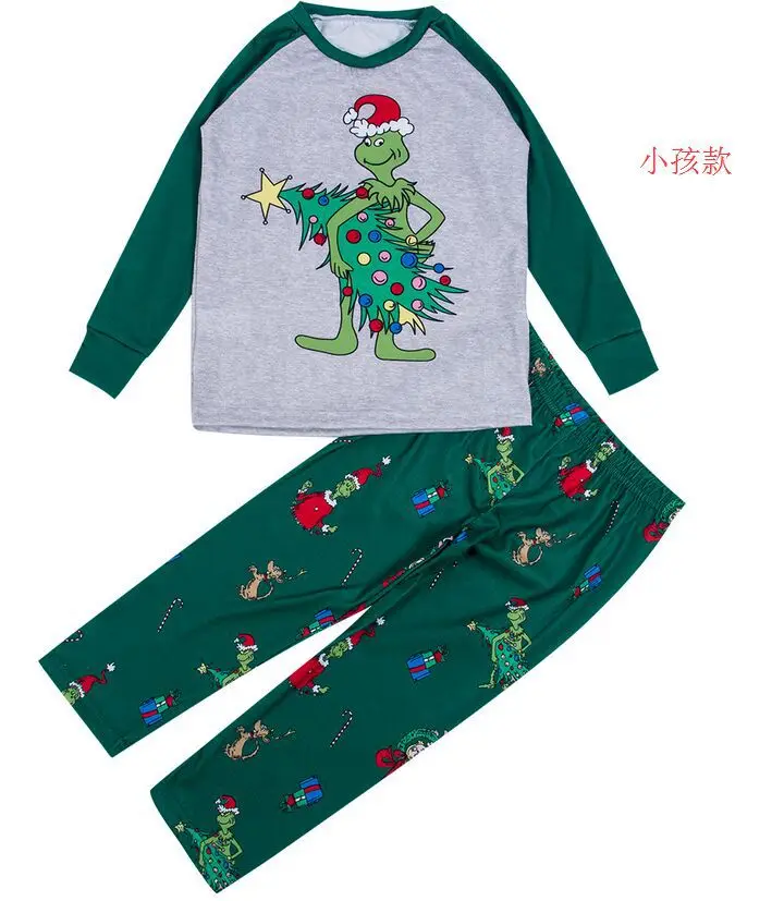 Комплект одинаковых рождественских пижам для всей семьи; Рождественская одежда для сна для мужчин и женщин; одежда для сна; коллекция года; Модный новогодний милый пижамный комплект