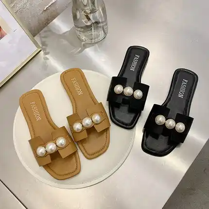 luxury slides womens