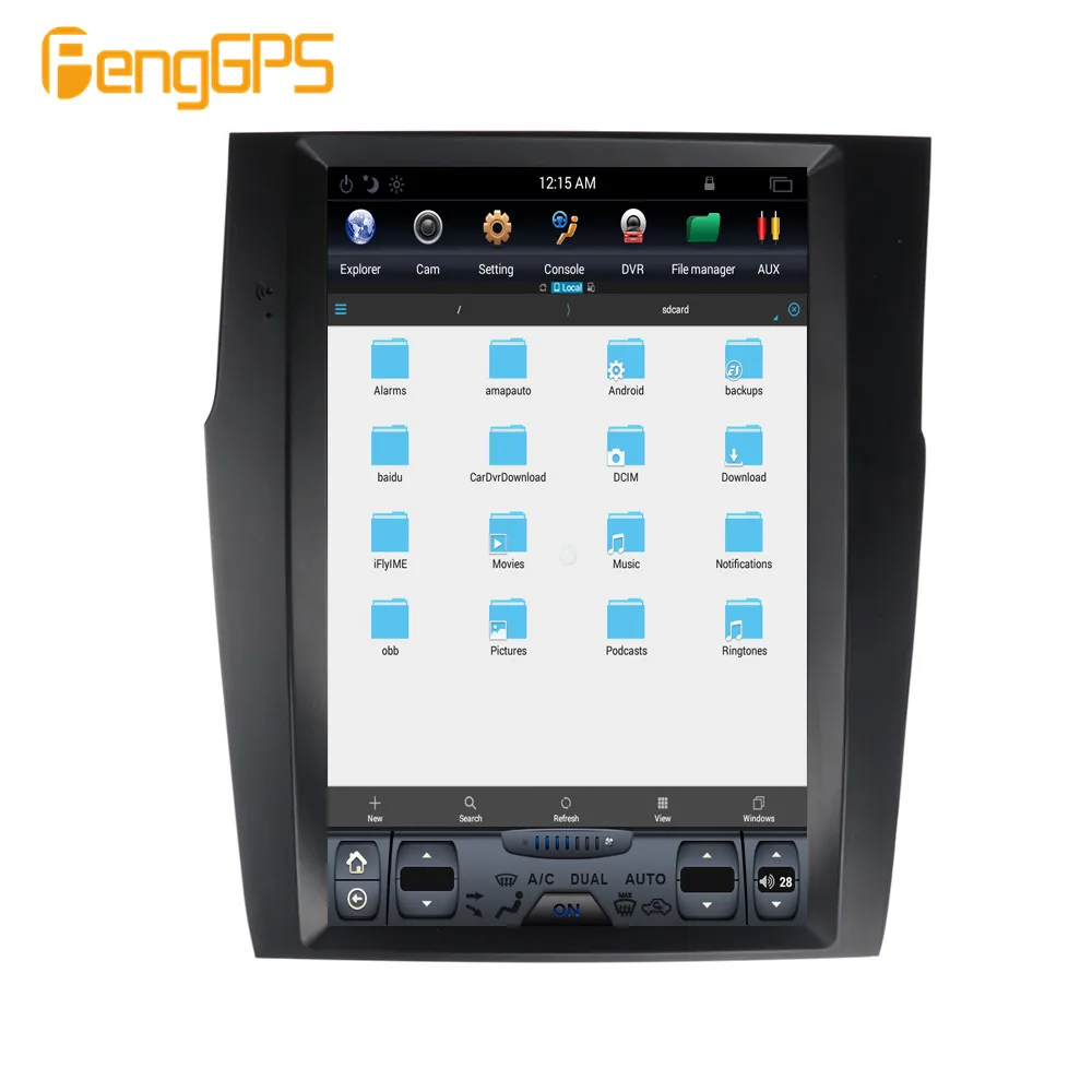 Cheap Android 6.0 12.1" Tesla style Vertical car radio gps for Citroen C4 C4L for DS4 2011-2016 navigation multimedia system 10