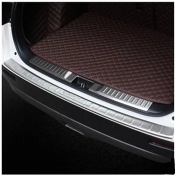 

304 Stainless Steel Internal external Rear bumper Protector Sill for Suzuki Vitara 2015 2016 2017 Auto parts 2PCS/SET fast