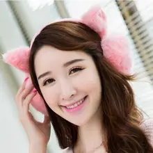 Модные Плюшевые ушные вкладыши милые женские девушки теплые удобные противошумные наушники