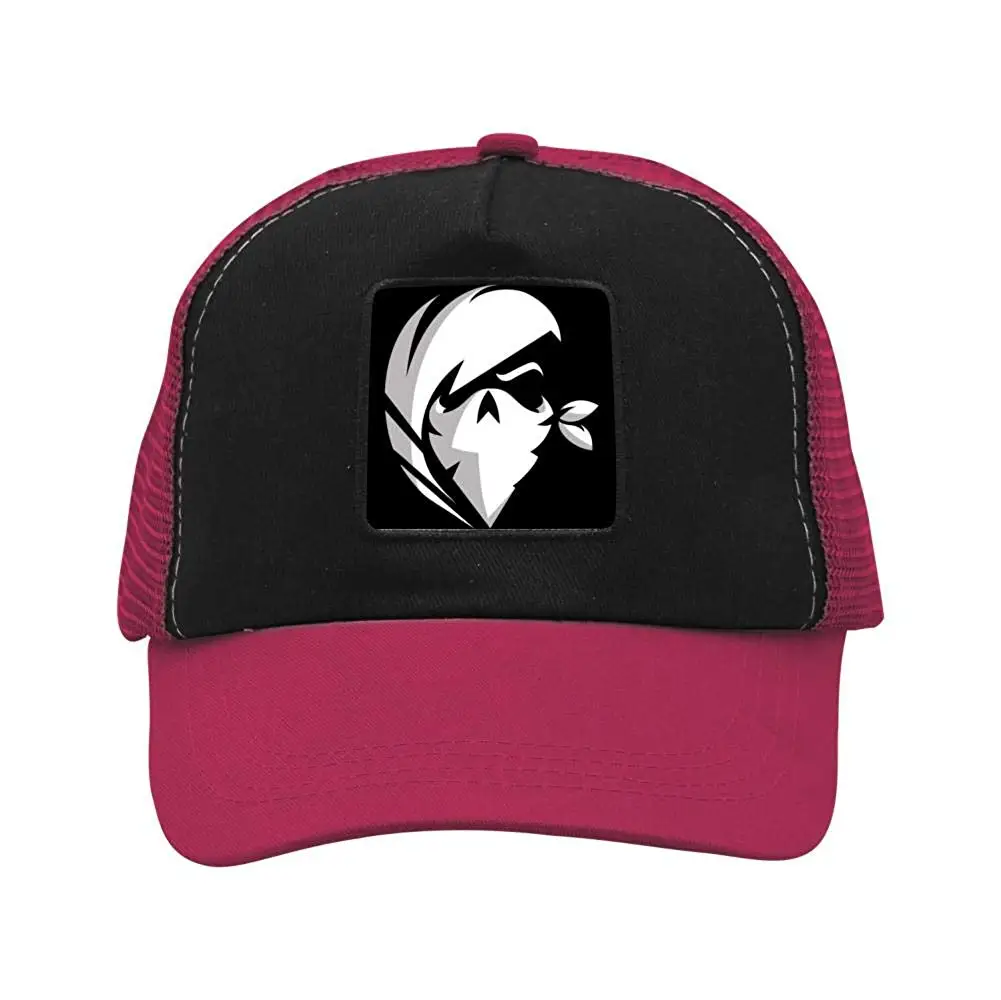 Lurn логотип Bigboi унисекс Повседневная сетчатая Кепка, бейсбольная кепка винно-красного цвета