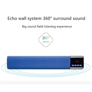 

LED display FM soundbar Handsfree portable subwoofer wireless boombox bluetooth speaker barra de sonido para tv acoustics F4049B