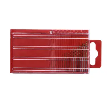 

20Pcs/Set Micro HSS Twist Drill Bit Set Mini 0.3mm-1.6mm Model Crafts with Case