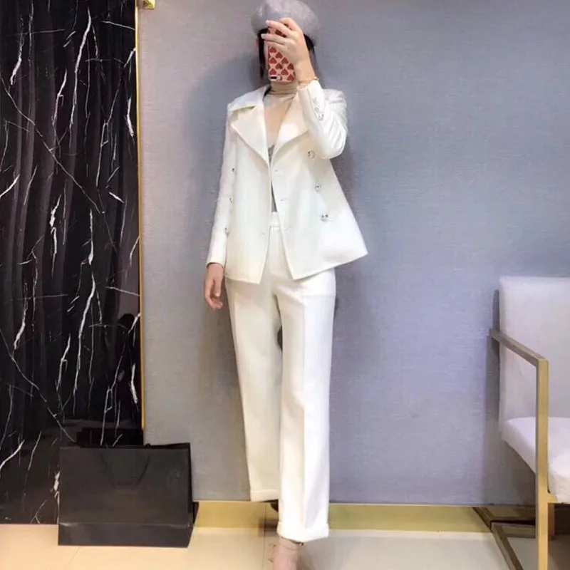 

Women's suit women 2020 spring and autumn new fashion temperament Slim suit jacket two-piece female loose thin clothing