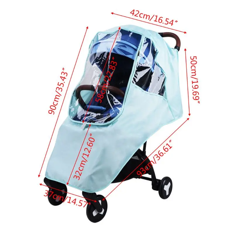 Дождевик для детской коляски, универсальный дождевик для детской коляски, дождевик для коляски с зонтиком, дождевик для детской коляски, аксессуары, защита от погоды