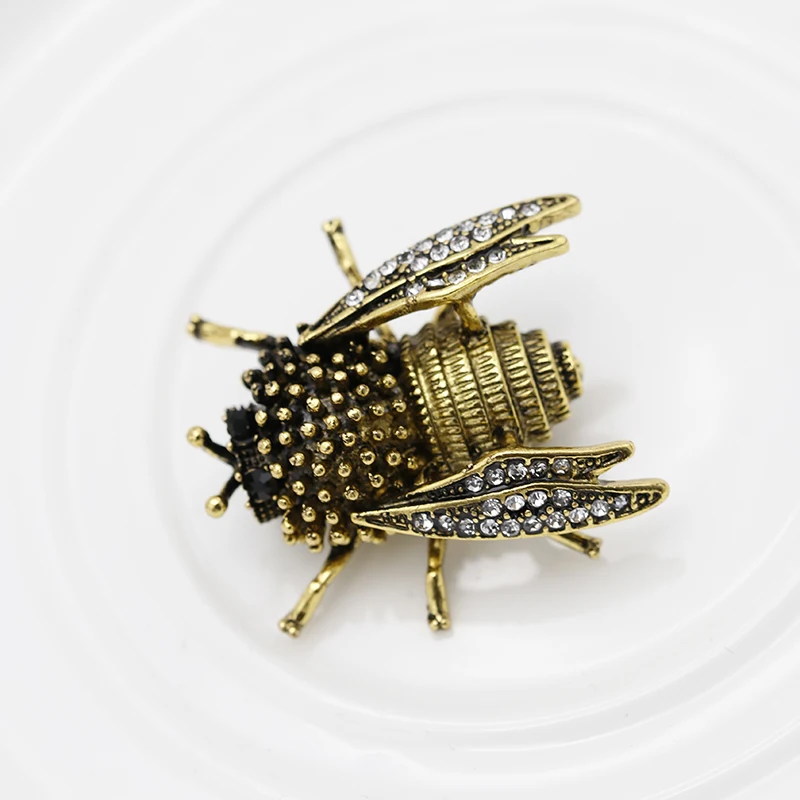 H470195X银色小蜜蜂胸针 (7)