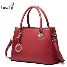 BISON, джинсовые кожаные женские сумки, роскошные сумки, женские сумки, дизайнерская модная сумка на плечо, bolsa feminina, сумка через плечо, B1483