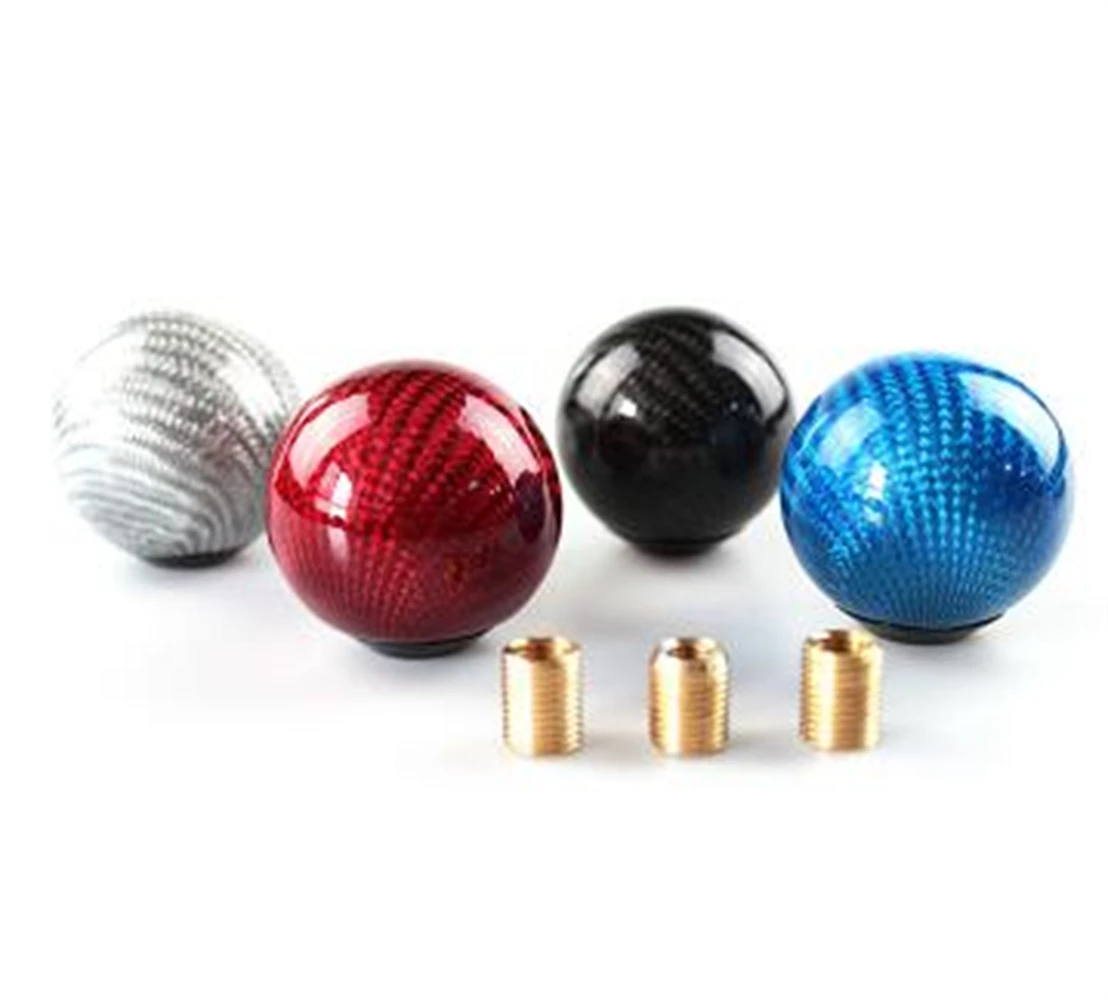 

Universal Car Colorful Carbon Fiber Aluminum Car Gear Shift Knob Shifter Lever Fit For Honda Toyota Nissan Mitsubishi Ford