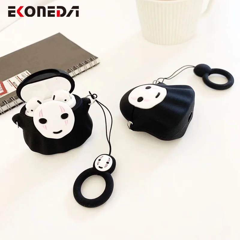 EKONEDA Мультфильм силиконовый защитный чехол для Airpods чехол мягкий без лица человек узорной чехол для Airpods