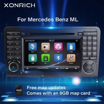 

Xonrich 2 din AutoRadio Car Multimedia Player for Mercedes Benz ML W164 ML300 GL X164 GL320 350 420 450 500 R W251 GL320 GL500