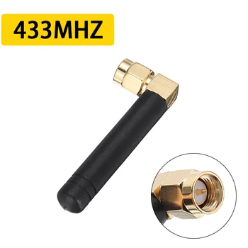 

1PC High Quality 433Mhz Right Angle GSM GPRS SMA Male Plug Connector 5cm Radio Antenna 50 ohm