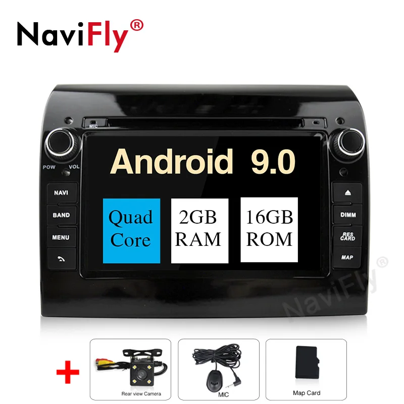 NaviFly Android 9,0 Восьмиядерный автомобильный DVD gps навигационный плеер для FIAT DUCATO автомобильный Радио стерео плеер с поддержкой Wi-Fi OBD DAB - Цвет: 16G add camera